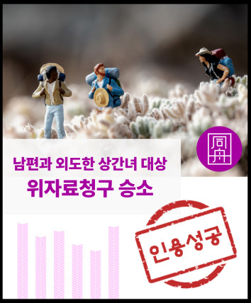 위자료청구소송 위자료청구절차 상간위자료 상간녀소송 위자료청구판결